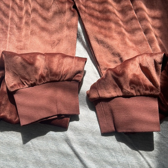 NWT ASOS Threadbare orchid velour bandeau lounge set in brown (price is firm) - Picture 9 of 13